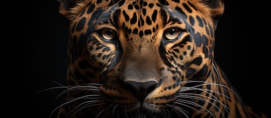 Obraz premium Headshot of jaguar
