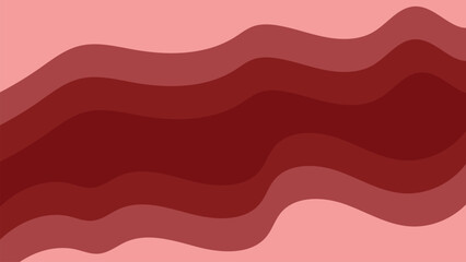 Simple Red background vector design. Smooth wave background minimalist elegant for website and presentation. abstract red wallpaper modern for design for backdrop	