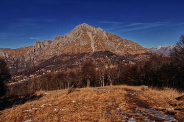 View of the mountains surrounding Valentino Park.