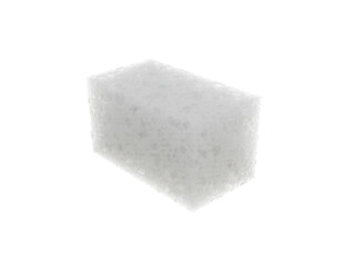 Dishwashing Sponge. 3d render.