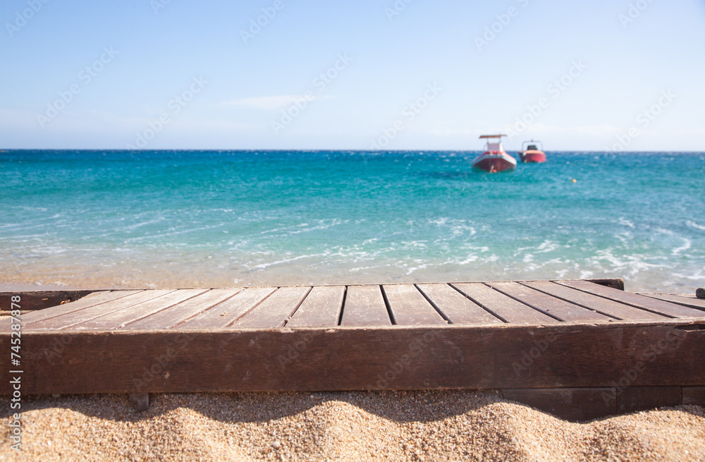 Wall mural beautiful island of mykonos, greece - luxury travel destination - greek islands