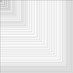 Obraz premium Abstract flowing surface of lines on white background for design element, banner, background