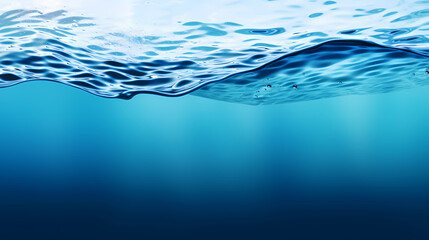 Abstract blue water wave texture background