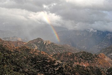 arcoiris en la montagna