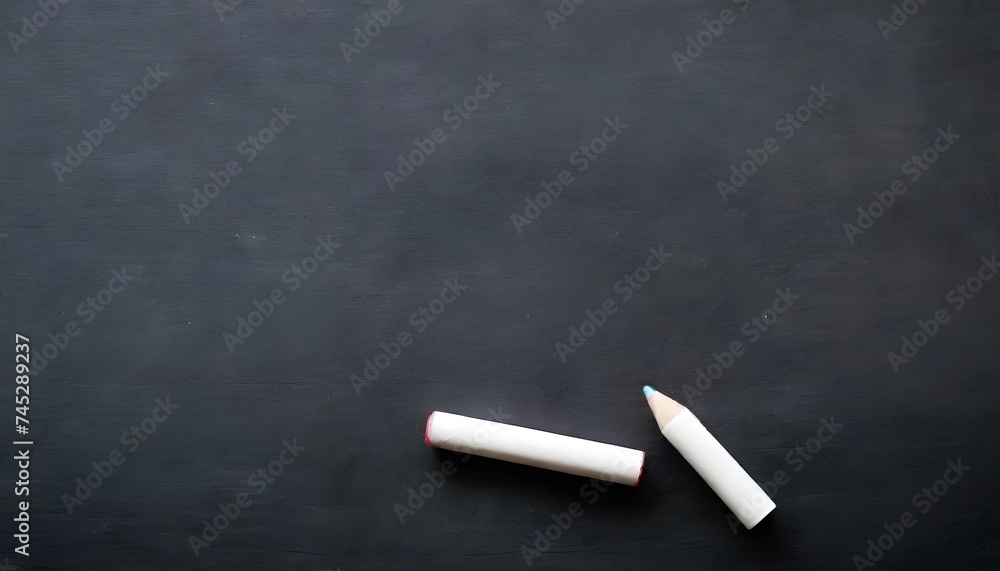 Poster an array of colored chalk lines up against a dark slate background, presenting a spectrum of possibi
