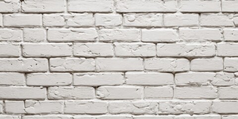 Seamless pattern of white brick wall. Vector texture for fabric, textile, wrapping paper, background