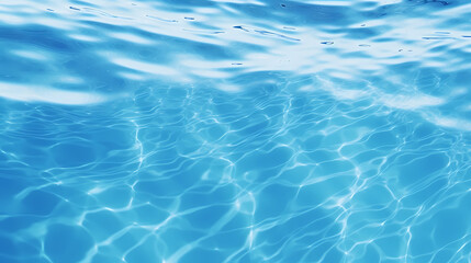 Abstract blue water wave texture background