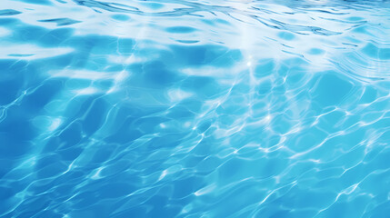 Obraz premium Abstract blue water wave texture background