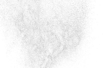 Black texture on white. Worn effect backdrop. Old paper overlay. Grunge background. Abstract pattern. Vector illustration, eps 10	
