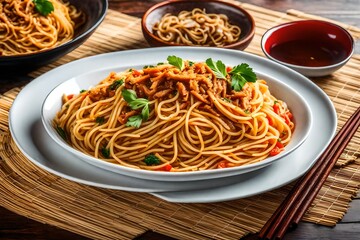 spaghetti with shrimp