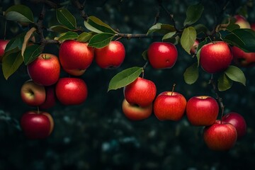 apples on tree