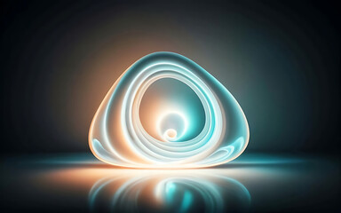 White 3D render abstract wallpaper background