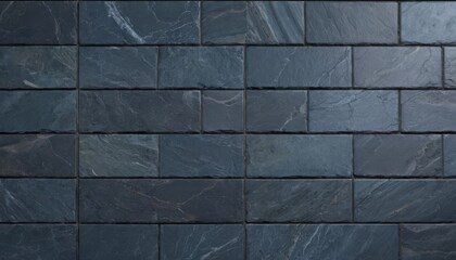 Fototapeta premium Slate tile ceramic seamless pattern brick brown stone texture for background