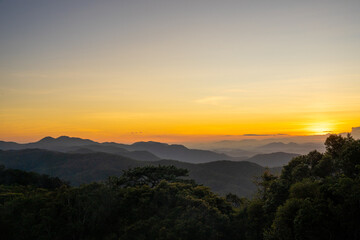 Ta Nang - Phan Dung route with milestone between 3 provinces through grass hills and forests in Song Mao Nature Reserve