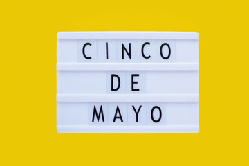 Cinco de mayo greeting. Mexican culture