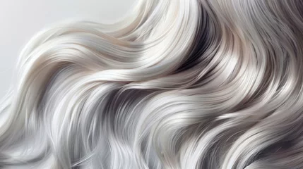 Foto op Plexiglas Schoonheidssalon Beautiful hairstyle of a woman after dyeing hair, Hair Colors Palette. Hair texture for background Abstract,