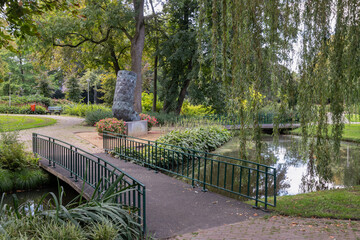 Park - Emile van Loonpark, in the center of the Dutch city of Roosendaal in North Brabant.