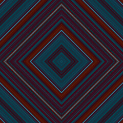 Seamless rhombus pattern. Pattern of colored lines