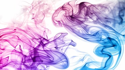 Fototapeta premium the smoke is colorful