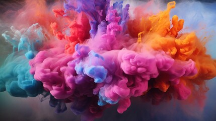 Obraz premium the color of the powder