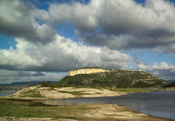 Monteleone Roccadoria basin, Temo river. SS, Sardinia, Italy
