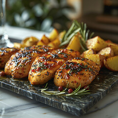 Chicken with potatoes