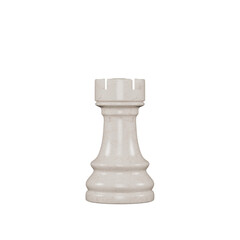 Rook chess piece in marble premium texture © Nograpix