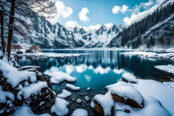 river in the mountains