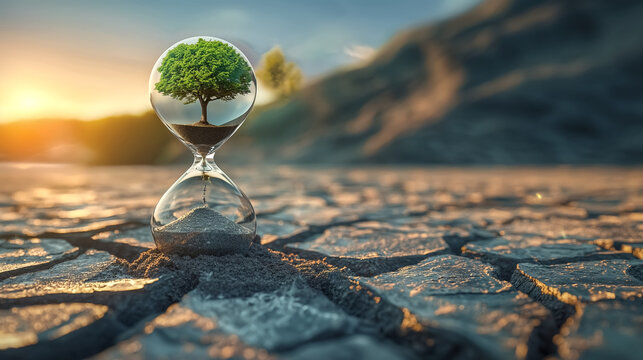 Nature's Hourglass: A stark reminder of time ticking away 01