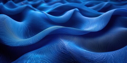 Obraz premium Blue Waves Background