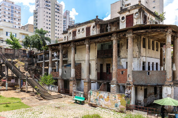 São Paulo, SP, Brazil - January, 07, 2024. Vila Itororó, cultural center with cultural and...