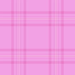 Nostalgic vector tartan pattern, chinese new year background textile check. Magenta texture fabric plaid seamless in pink and light colors.