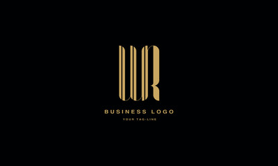 WR, RW, W, R, Abstract Letters Logo monogram
