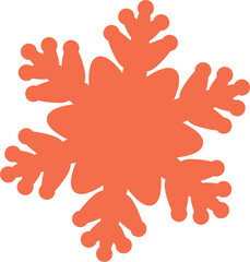 Snowflake icon. Simple snowflake icon , design. Snow snowflake symbol. illustration, png