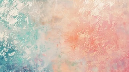 Abstract vintage acrylic painting with creepy pastel tones and distinctive line marks – perfect for backgrounds - obrazy, fototapety, plakaty