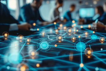 Empowering business success through effective communication strategies, where workers harness the latest technology to facilitate seamless collaboration and streamline operations.