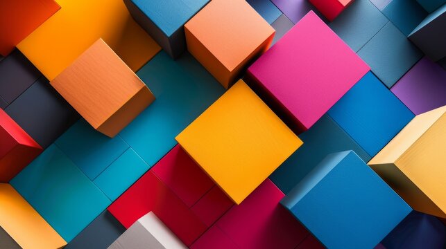 Vibrant cubes intersecting: intersectionality and diversity concept