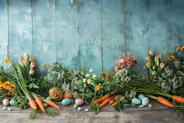Keuken spatwand met foto vegetables for easter © soizic