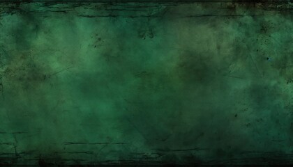 green background with black shadow border and old vintage grunge texture design