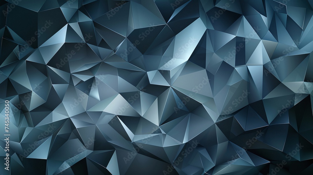 Poster modern dark blue background with sleek diagonal lines and gradient texture for a minimalist and tren