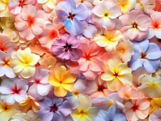 background of colorful flowers pastel colors