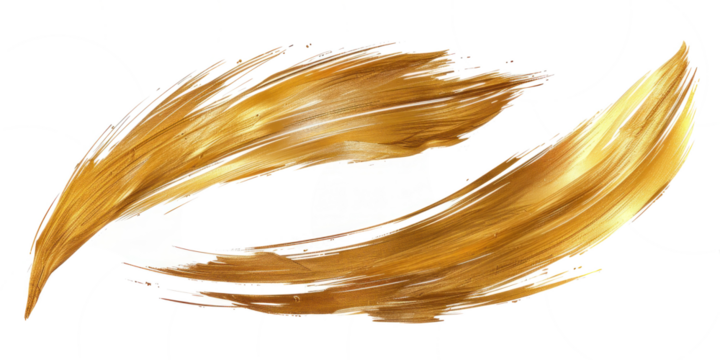 Golden Brush Strokes Texture: Abstract Art with Gold Paint