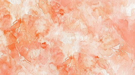 Fototapeta premium delicate pastel watercolor background, soft and gentle texture with subtle gradient in orange tone for calming and peaceful artistic aesthetic