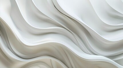 Obraz premium simple and clean white fabric texture background, offering smooth and soft surface for minimalist design concept