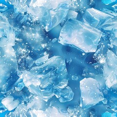 Fototapeta premium Ice Pattern