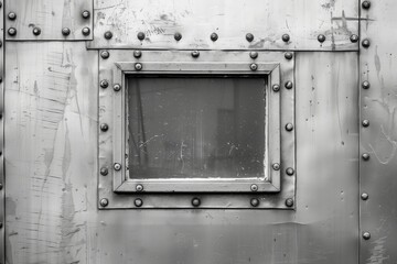 old metal door on a ship