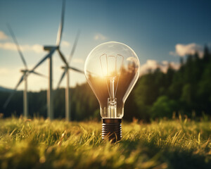 Green Energy Harnessing Wind Power