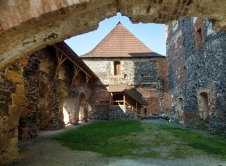 Svihov castle medieval water fortress, Czech Republic