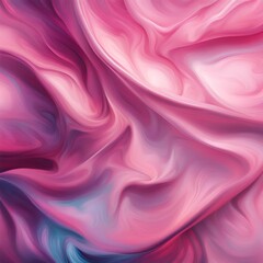 Obraz premium A pink and light blue rippled abstract background, watercolored effect, and strong contrast
