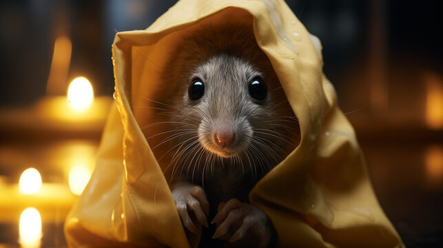 Gaspard, souris discr&egrave;te, &eacute;change dents contre pi&egrave;ces d'or, tissant des r&ecirc;ves sous le voile de la nuit.
